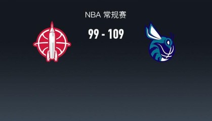 黄蜂109-99火箭豪取8连胜，克努佩尔24分，杜兰特空砍31分5断